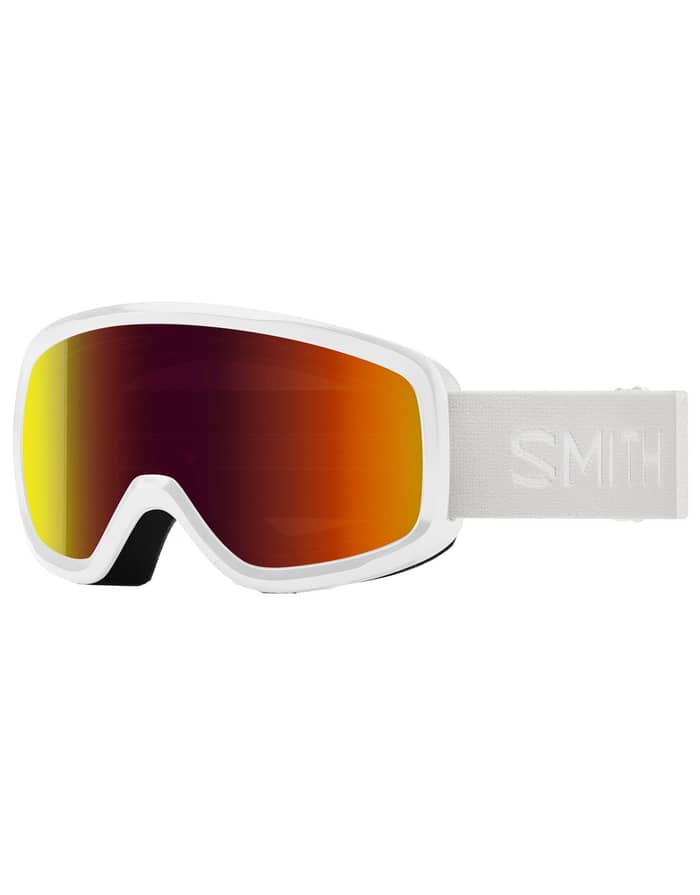 Snowday Jr White / Red Solx Mirror Antifog