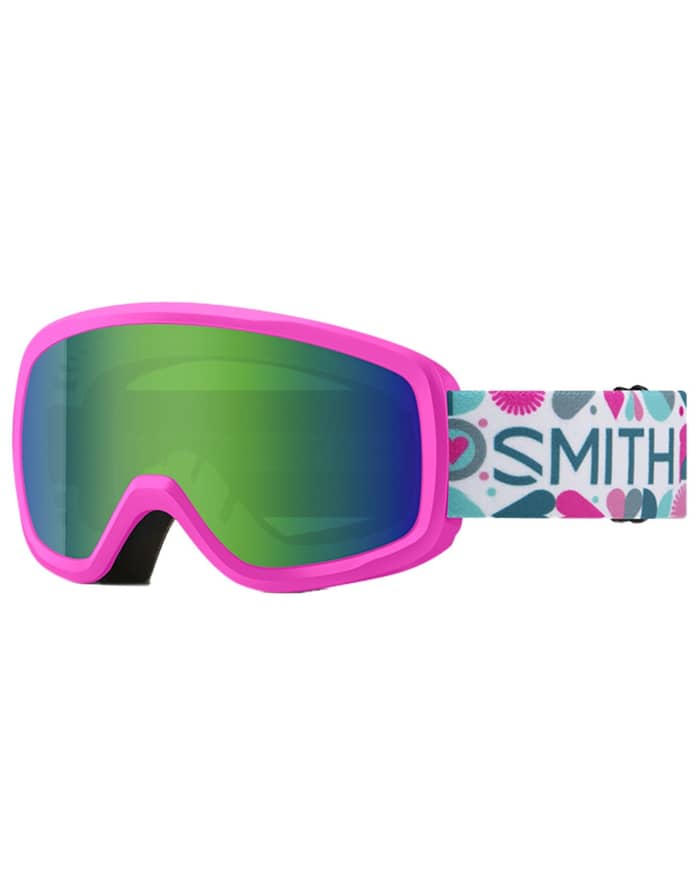 Snowday Vivid Pink Hearts Green Sol-X Mirror