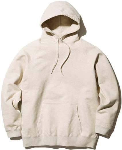 Recycled Cotton Pullover Hoodie Oatmeal