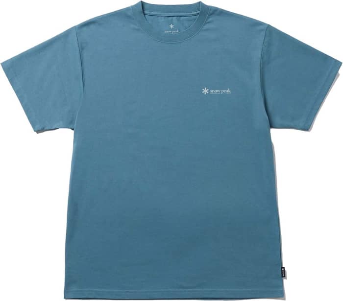 Snow Peak Logo T-Shirt Blue