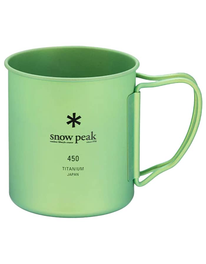 Titanium Single Wall 450 Mug Green