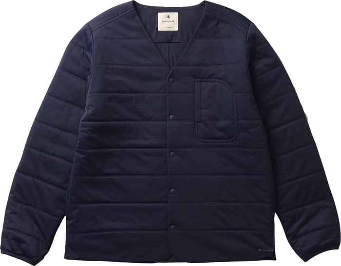 Flexible Insulated Cardigan Navy