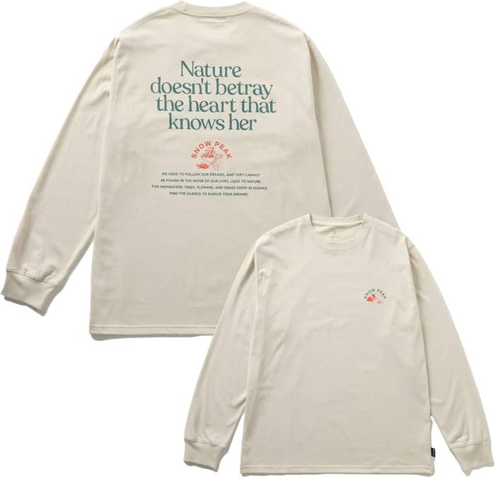 Living With Nature LS T-Shirt Ivory