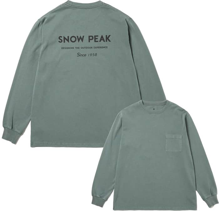 Garment Dyed LS T-Shirt Dark Green