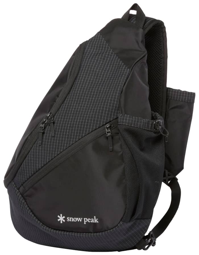 Grid Sling Bag Black