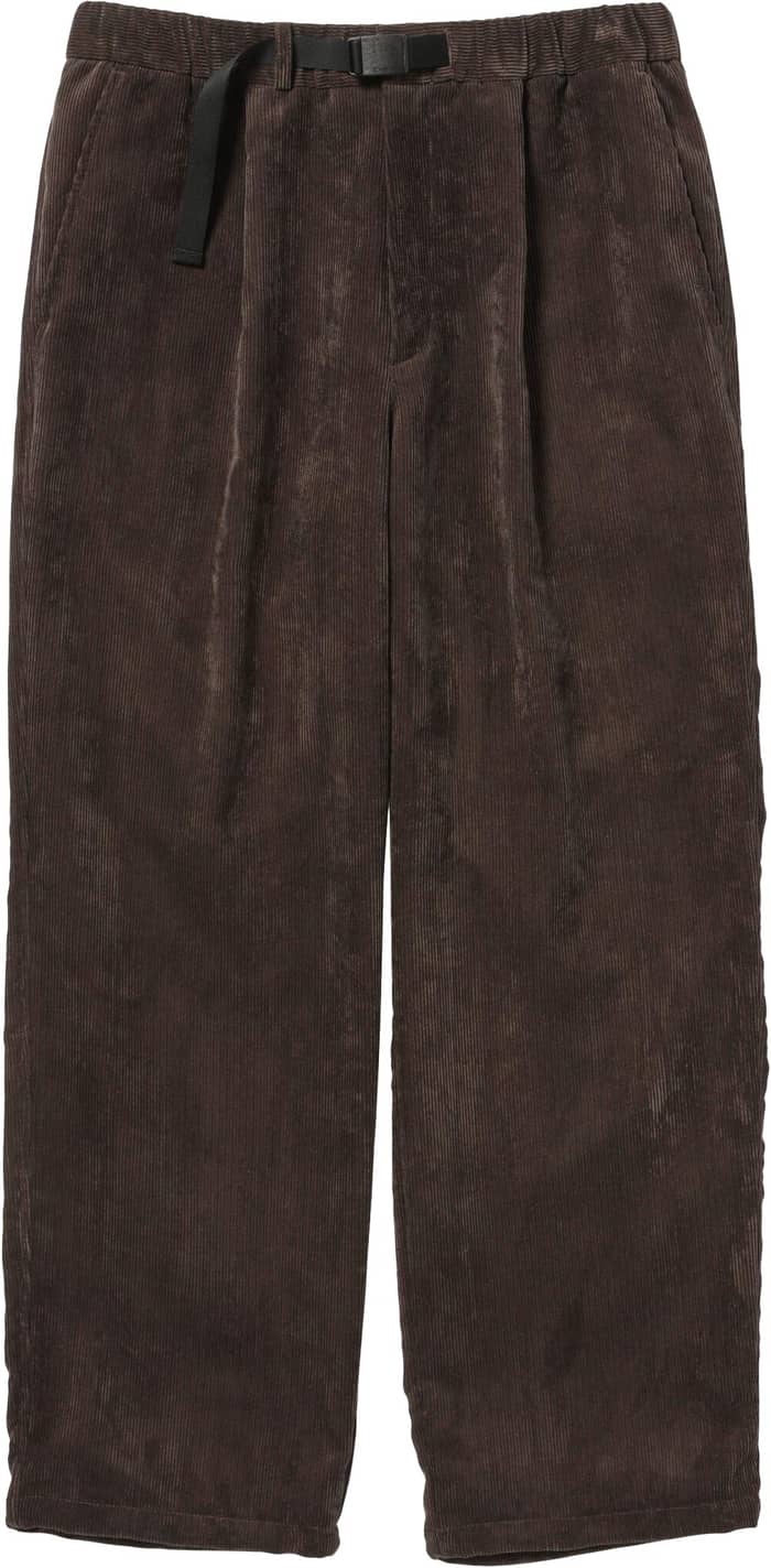 Technical Corduroy Pants Dark Brown