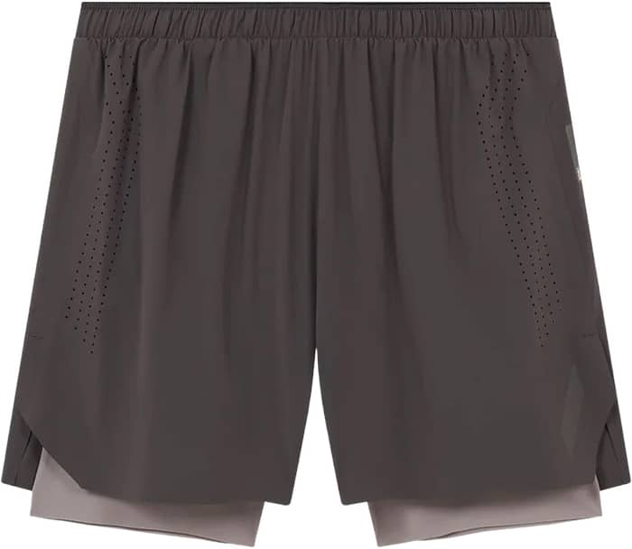 Dual Run Shorts Silver Grey/Warm Grey