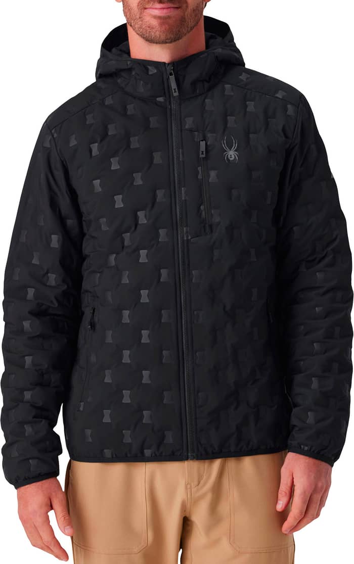 Zenith Hooded Down Jacket Black