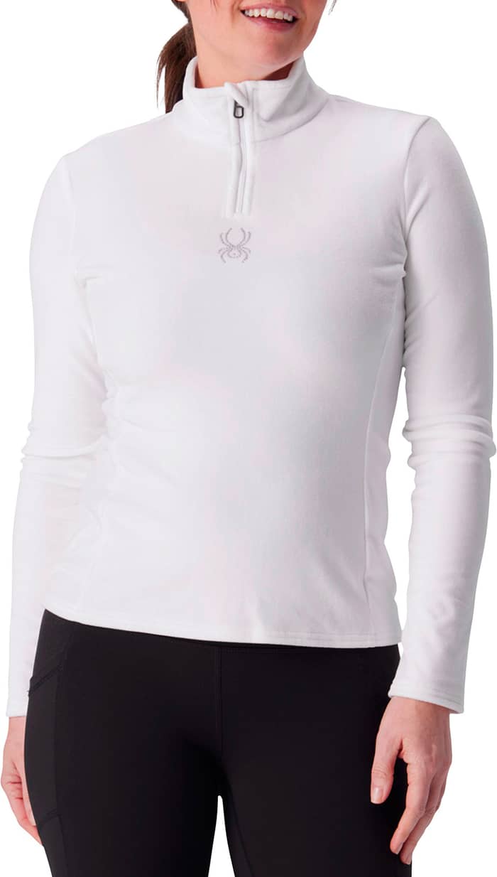 Shimmer Bug 1/2 Zip W White