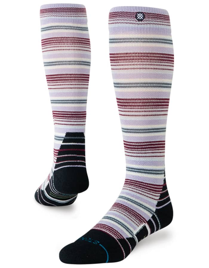 Serape Mid Wool Snow W Lilac