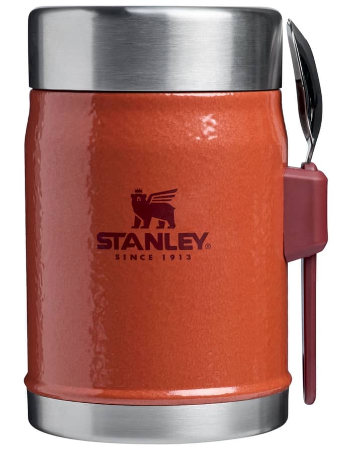 The Legendary Food Jar + Spork .4L - Hammertone Clay