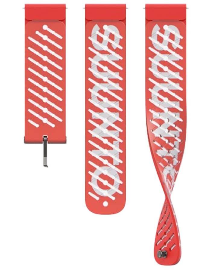 22 Ath5 Silicone Strap Lava Red S+M
