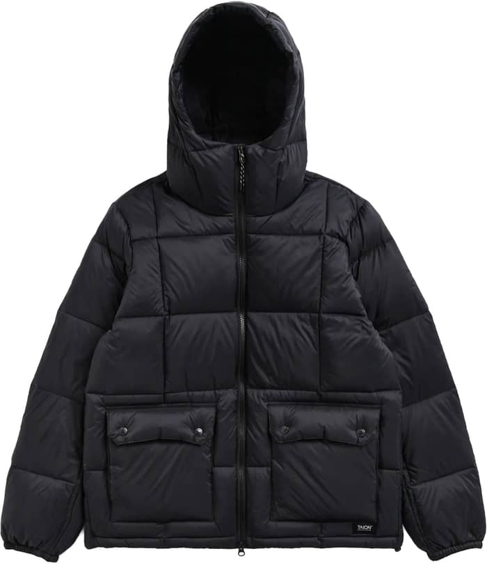 Mountain Hooded Volume Down Jacket Black