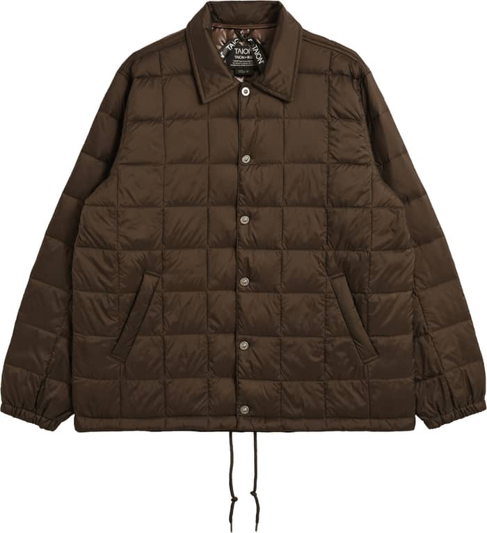 Coach Down Jacket Dark Choco