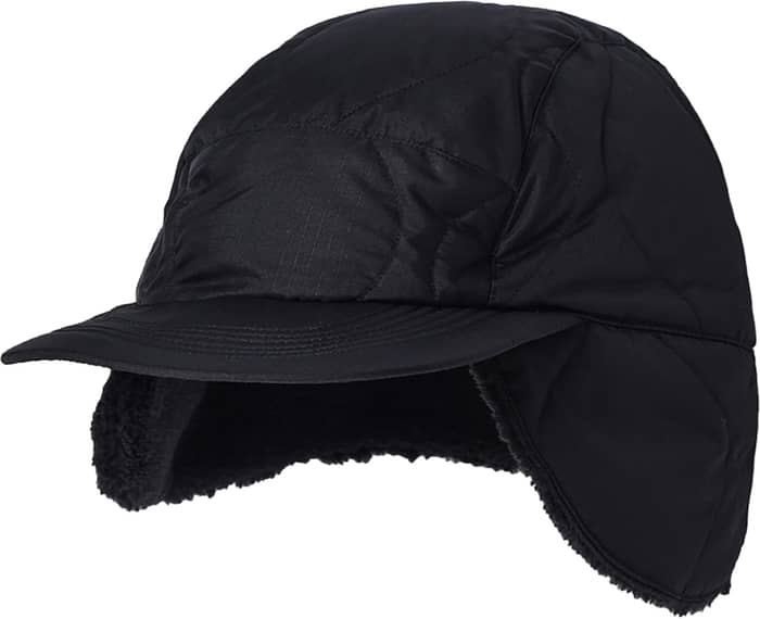 Military Down Cap Black / Black