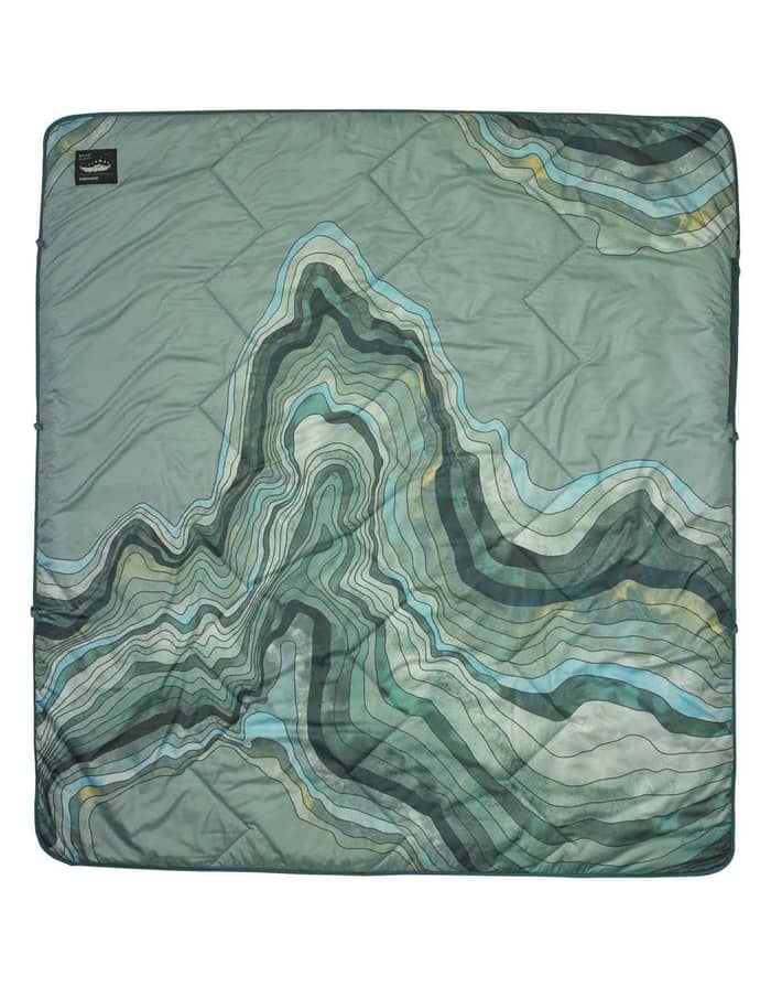 Argo Blanket Sage Topo Wave