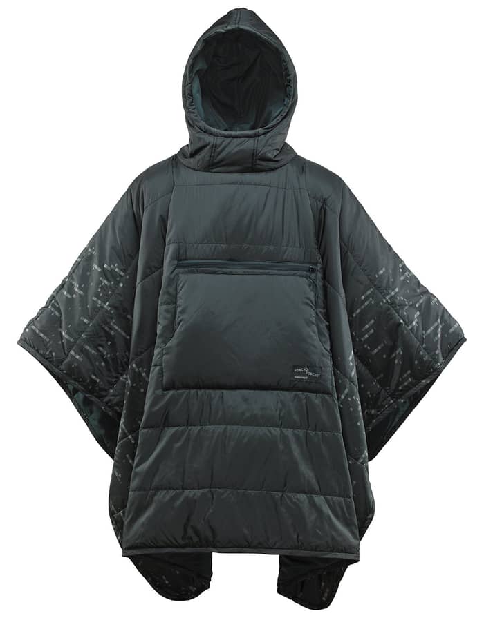 Honcho Poncho Black Forest Print