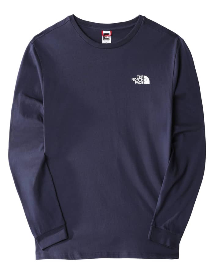 M L/S Simple Dome Tee Summit Navy