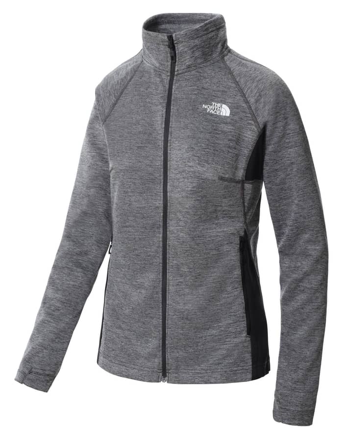 W Ao Midlayer FZ Asphalt Grey White Heather-TNF Black Heather