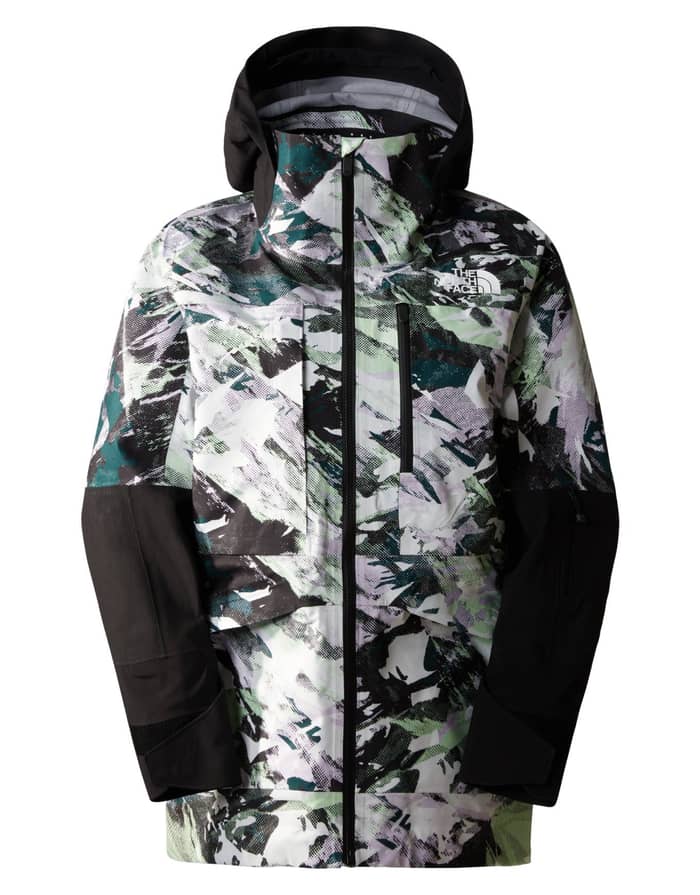 W Summit Verbier Futurelight Jkt Patina Green Mountainscape Black