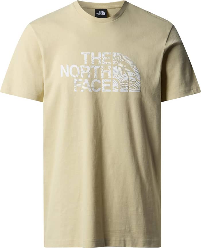 M S/S Woodcut Dome Tee Gravel