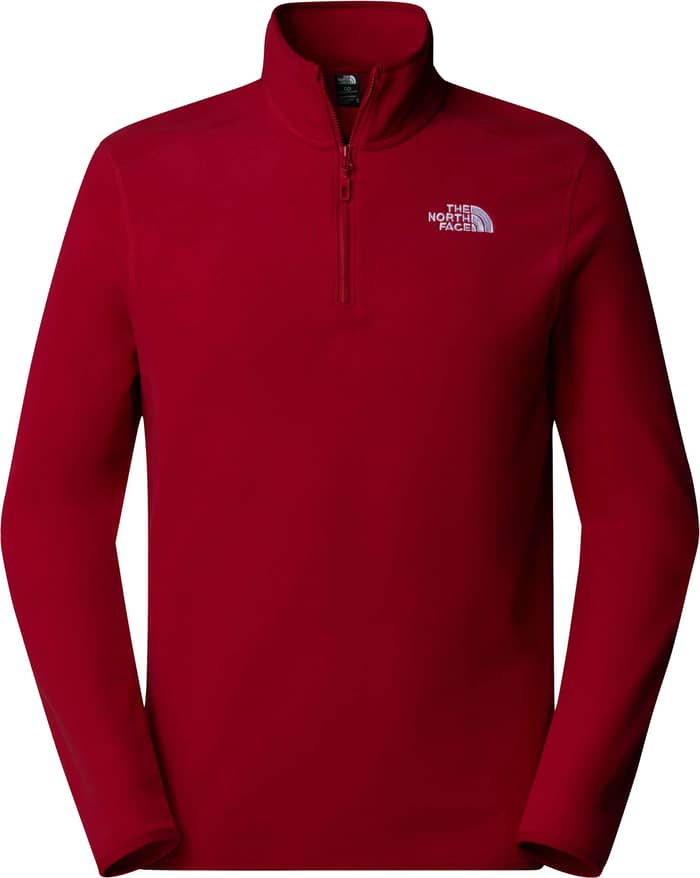 M 100 Glacier 1/4 Zip Garnet Red