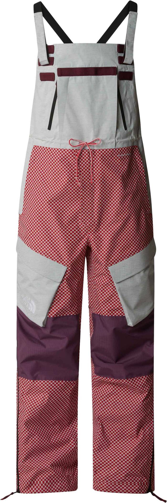 A68A Dryvent Mono Shell Bib TNF Red/Midnight Mauve