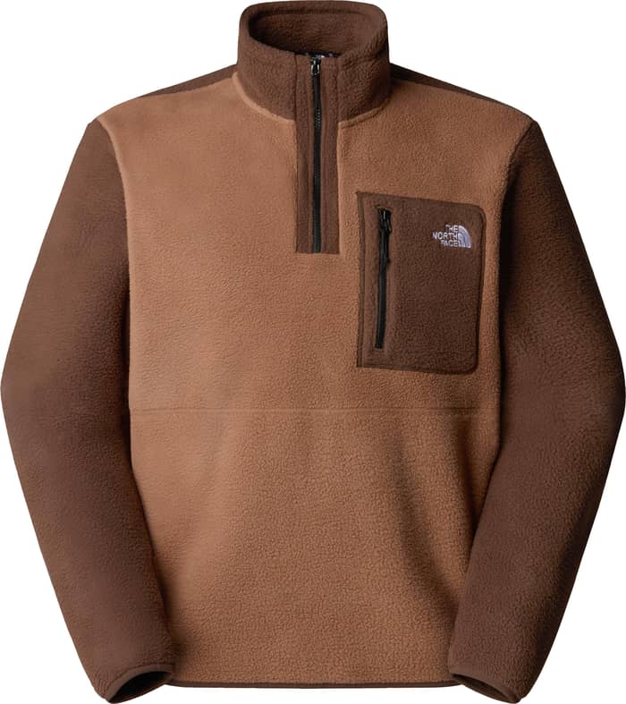 M Yumiori 1/4 Zip Latte Smokey Brown