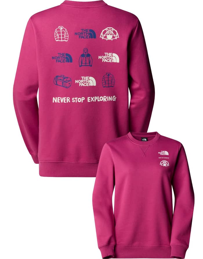 W Outdoor Graphic Crew Cyber Berry