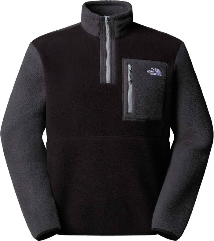 M Yumiori 1/4 Zip TNF Black Asphalt Grey Monument Grey