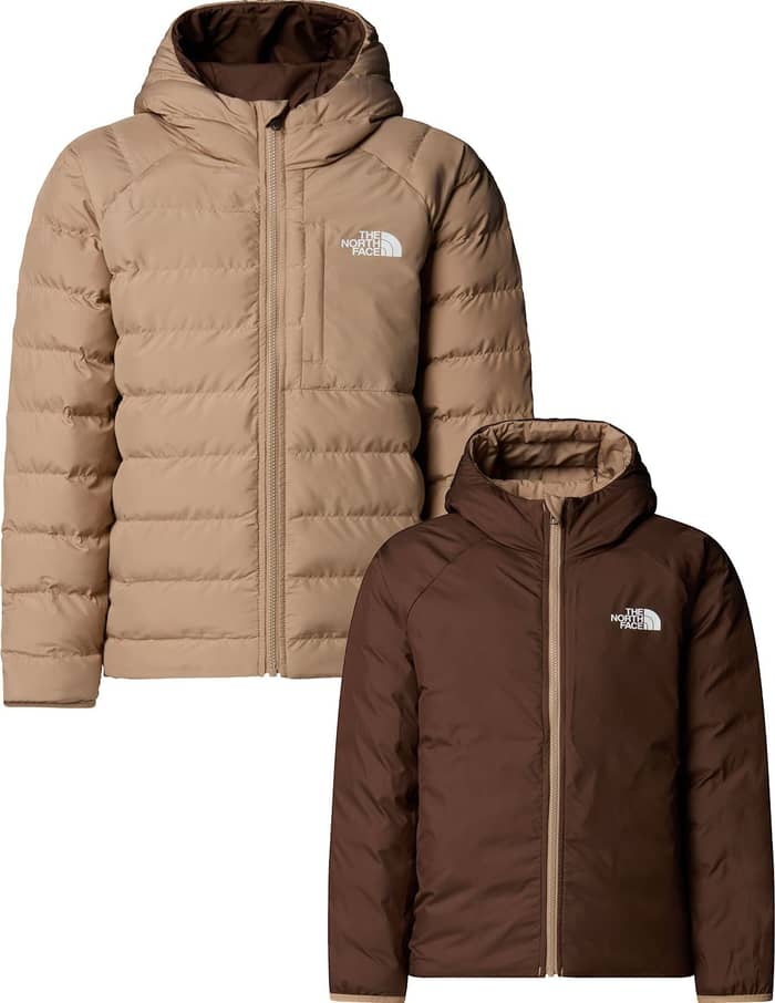 B Reversible Perrito Hooded Jacket Mushroom Grey