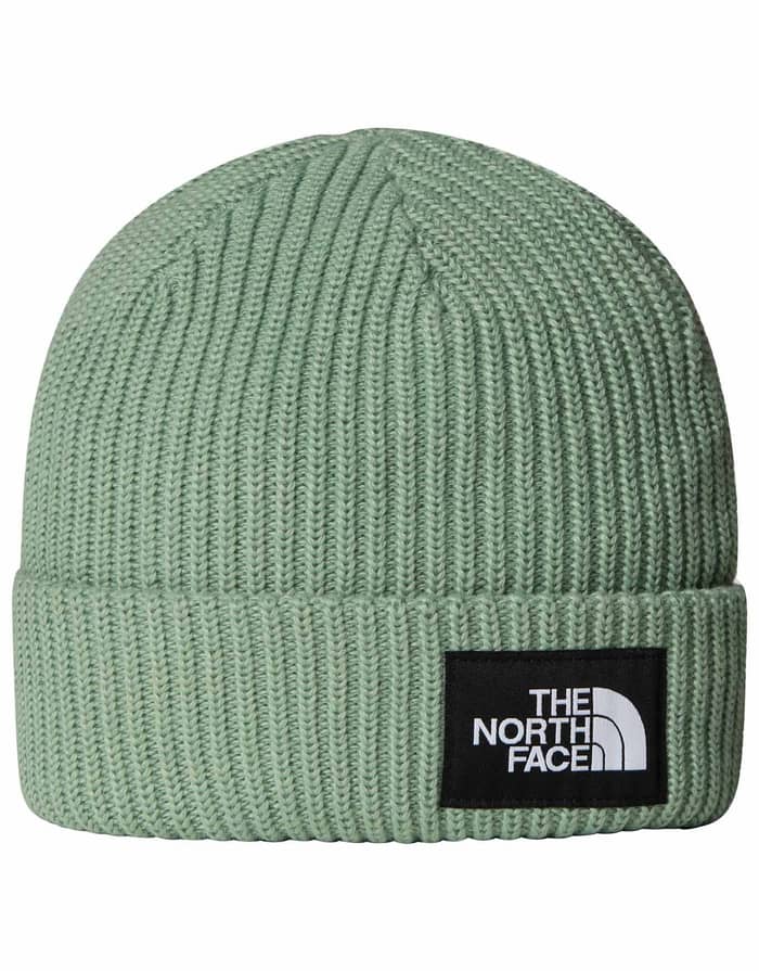 Kids Salty Lined Beanie Slate Moss