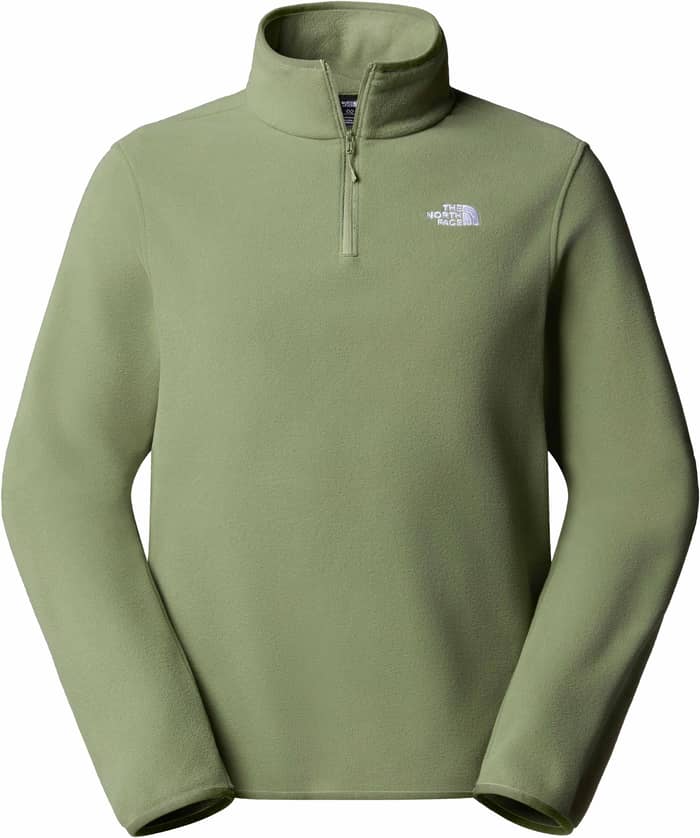 M Glacier Fleece 1/4 Zip Jacket Bark Mist
