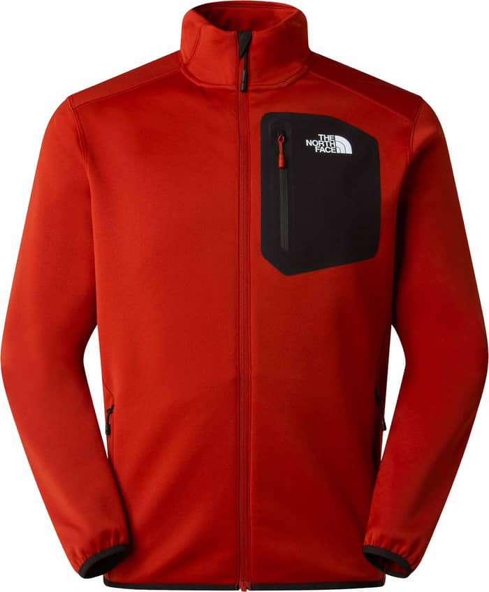 M Crest Full Zip Jacket Iron Clay TNF Black