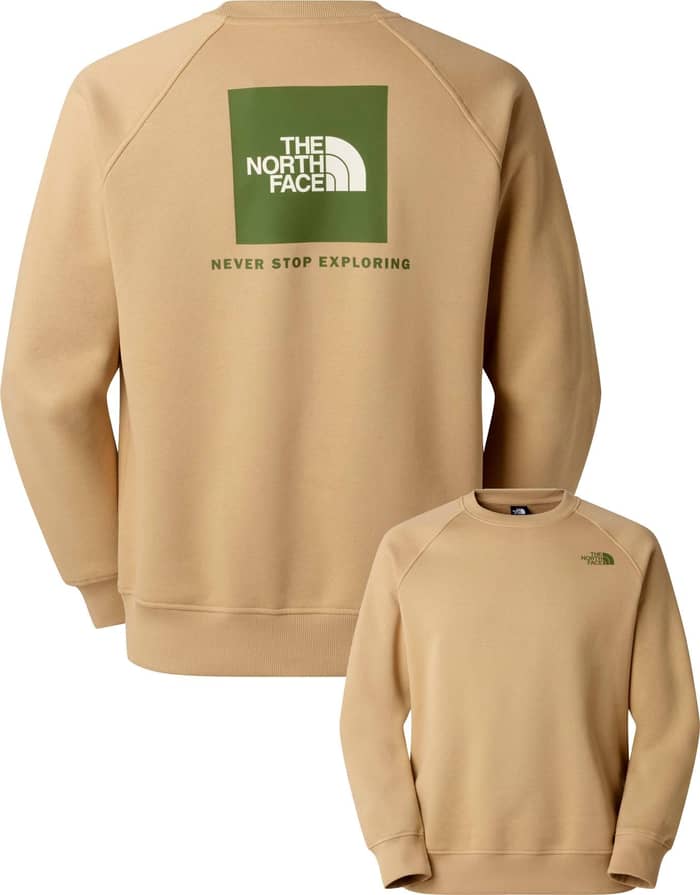 M Raglan Box Nse Regular Crew Khaki Stone