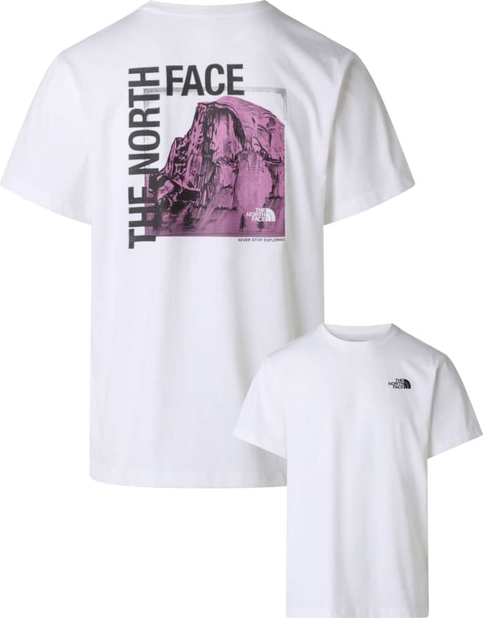 M Half Dome Photo Reg SS Tee-Graphic TNF White