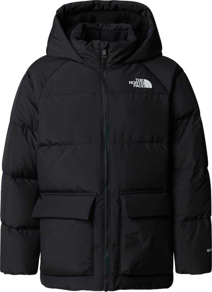 Teen North Down Fleece Lined Short Parka TNF Black