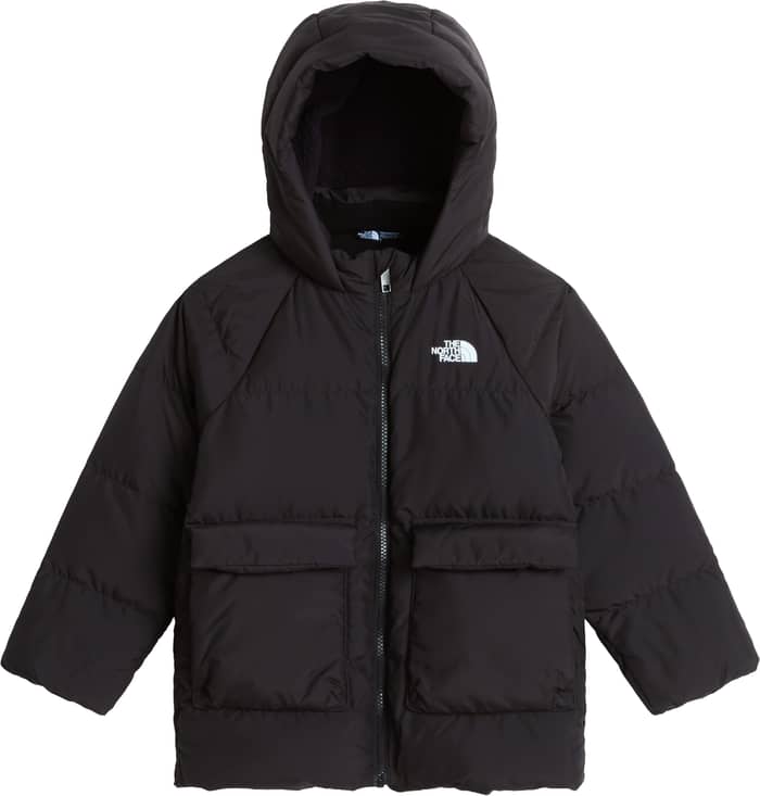 Kid North Down Fleece Lined Parka TNF Black