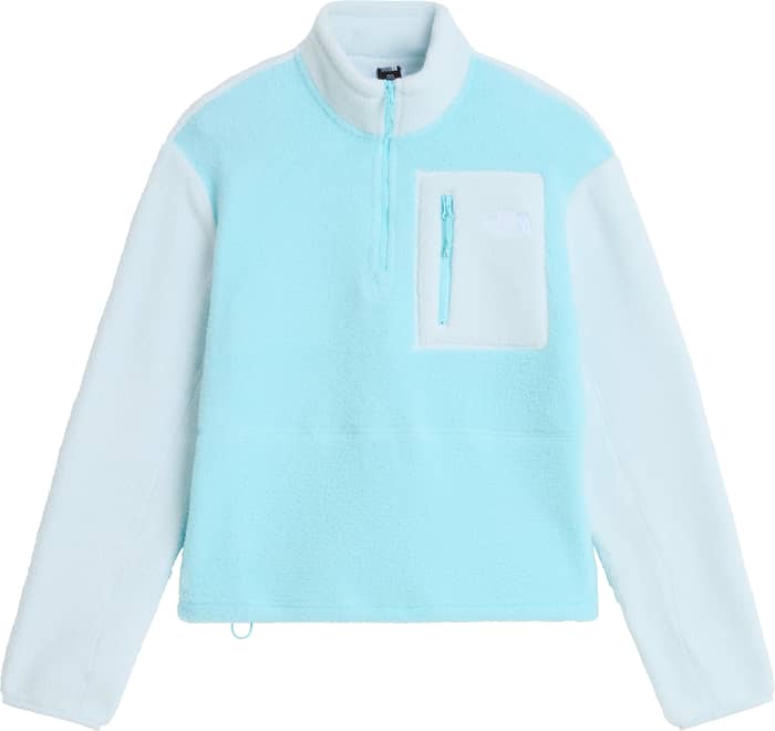 W Yumiori 1/4 Zip Glacier Pearl Stone