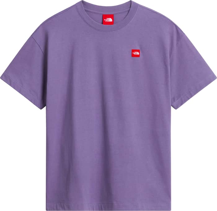 M TNF Red Box S/S Tee Grounded Plum