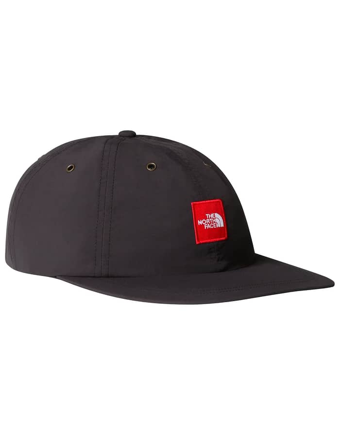 TNF Red Box Nylon Hat Obsidian