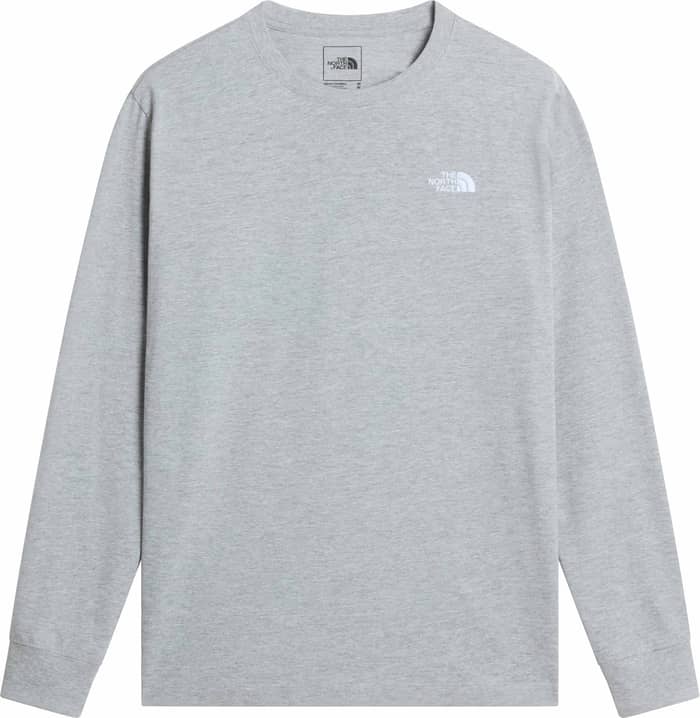 M Evolution Simple Dome Regular Long Sleeve TNF Pale Grey Heather