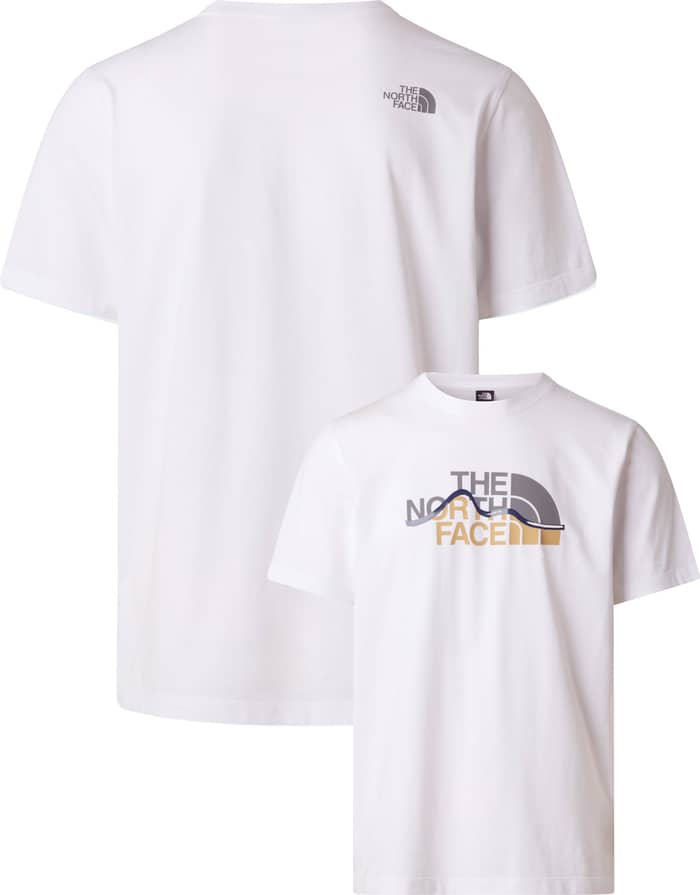 M Mountain Line Regular Short Sleeve Tee TNF White