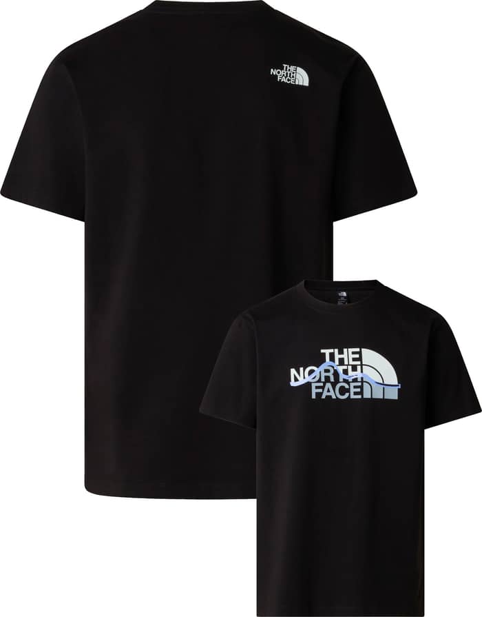 M Mountain Line Regular Short Sleeve Tee TNF Black