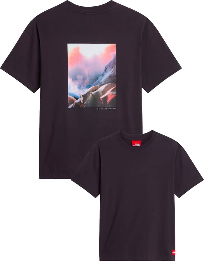 M TNF Red Box Graphic S/S Tee Obsidian