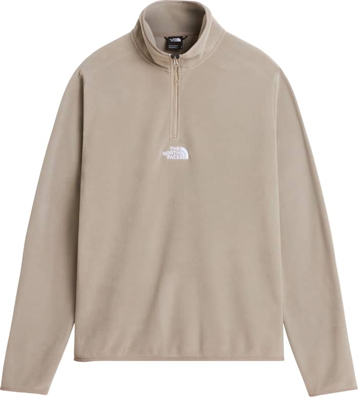 M Glacier 1/4 Zip Embroidered Logo Stone Slab