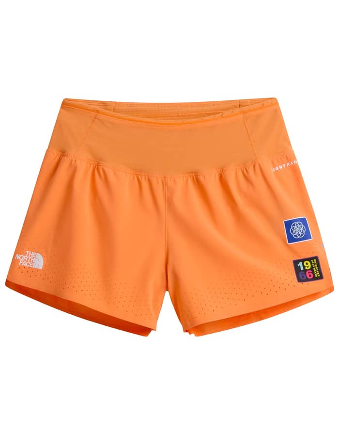 W Summit Pacesetter Short Graphic Papaya
