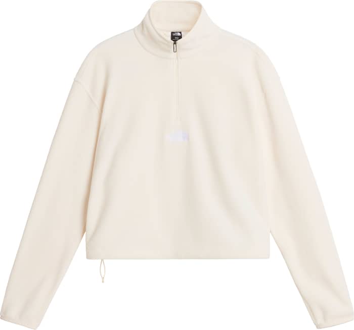 W Novelty Logo Glacier 1/4 Zip White Dune