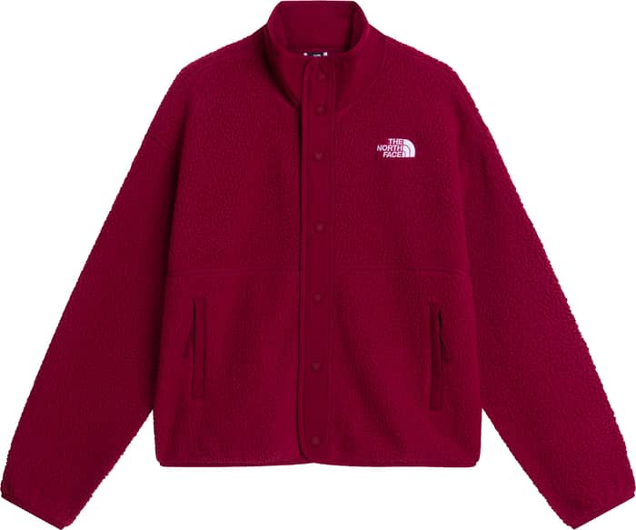 W Cragmont Snap Front Fleece Jacket Burgundy Crush