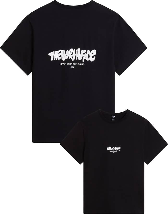 U Nse Relaxed SS Tee Logo Play TNF Black